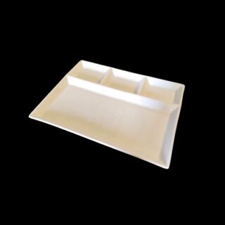 BOQUITERO DE CERAMICA BLANCA 26 X 19 CM