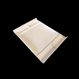 BANDEJA DE CERAMICA BLANCA 30 X 22 CM
