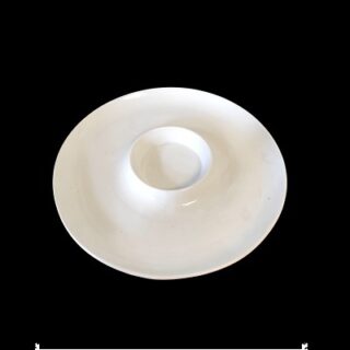 PLATO DE CERAMICA CON SALSERO 34 CM