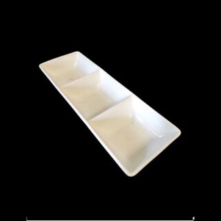 BOQUITERO DE CERAMICA BLANCA 36 X 13 CM