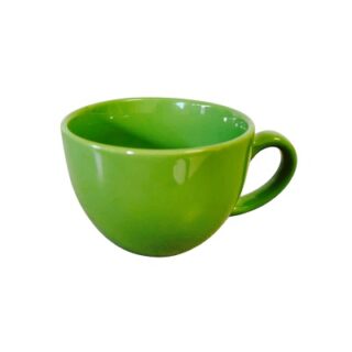 TAZA DE CERAMICA VERDE 10 X 7 CM