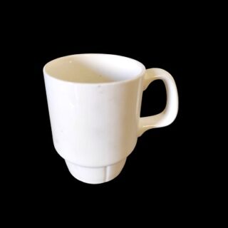 TAZA DE CERAMICA BLANCA 10 X 7 CM