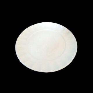 PLATO DE CERAMICA BLANCA 26 CM