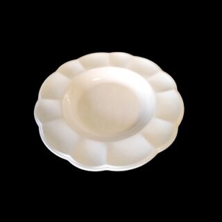 PLATO DE CERAMICA BLANCA 23 CM