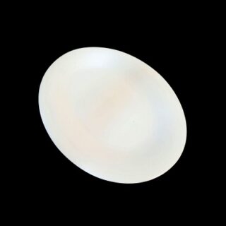 PLATO DE CERAMICA BLANCA 30 X 23 CM