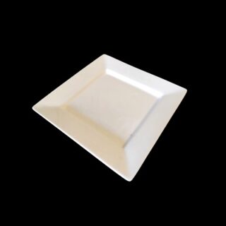 PLATO DE CERAMICA BLANCA 20 CM