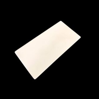 BANDEJA DE CERAMICA BLANCA 31 X 15 CM