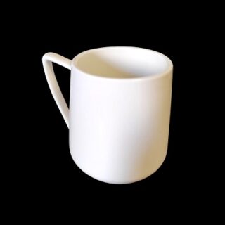 TAZA DE CERAMICA BLANCA 10 X 8 CM