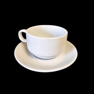SET DE PLATO DE CERAMICA CON TAZA 14 X 3 CM