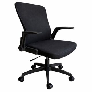 SILLA DE OFICINA COLOR NEGRA 100 X 60 CM