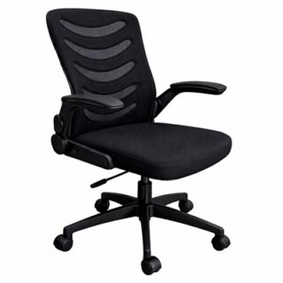 SILLA DE OFICINA COLOR NEGRA 100 X 60 CM