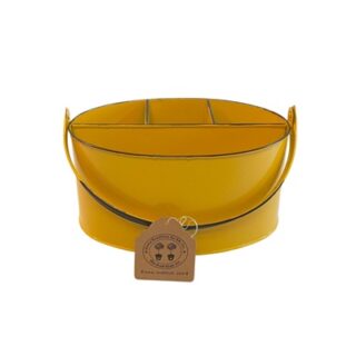 PORTA UTENSILIOS OVALADO COLOR AMARILLO 28 CM