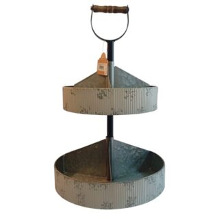 BANDEJAS DE LATA 2 NIVELES