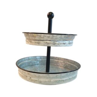 SET DE BANDEJAS DE HOJALATA 2 NIVELES