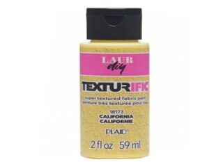 PINTURA DE TELA TEXTURIFIC LAUR DIY 2 OZ AMARILLO
