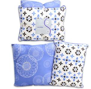 SET DE ALMOHADAS DE MICROFIBRA DECORATIVAS PARA CAMA 2PC