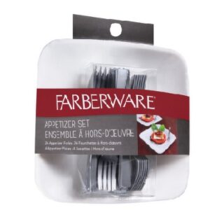 SET DE PLATOS Y TENEDORES 28 PC FARBERWARE