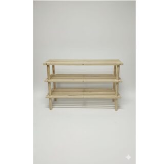 ZAPATERO DE MADERA DE 3 NIVELES SIMPLY ESSENTIAL