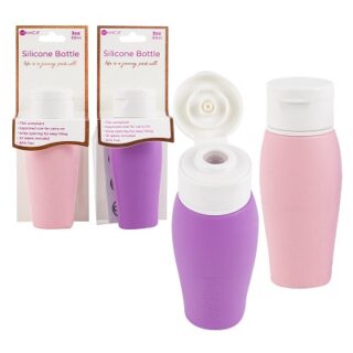 BOTE DE BASE DE SILICON PARA VIAJE 3 OZ