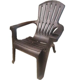 SILLA PLASTICA IMITACION MADERA 86x79 CM