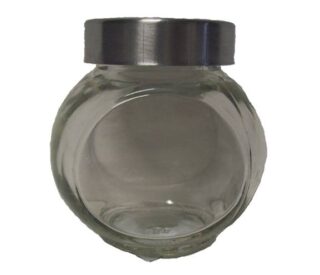 RECIPIENTE DE VIDRIO CON TAPA 120 ML