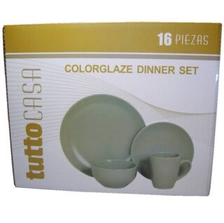 SET DE VAJILLA DE 16 PC TUTTO CASA