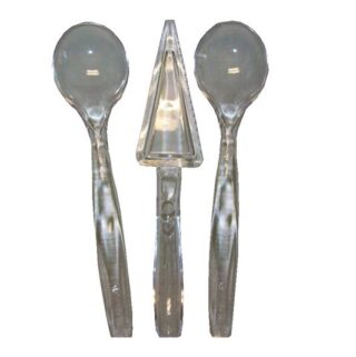 UTENSILIOS PLASTICOS 2 PC PARA PASTEL