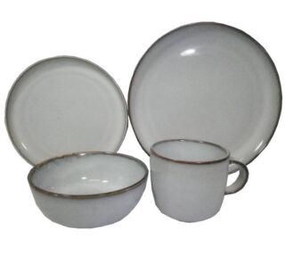 VAJILLA DE 16 PC DE CERAMICA TUTTO CASA