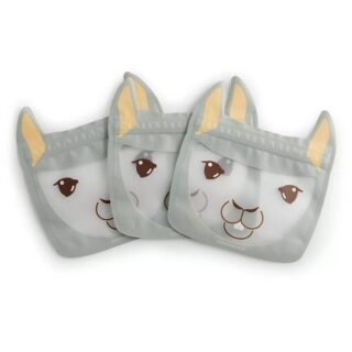 BOLSA CON CIERRE A PRESION LLAMA 3 PIEZAS KIKKERLAND