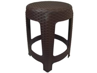 BANCO PLASTICO CAFE 47 X 34 CM