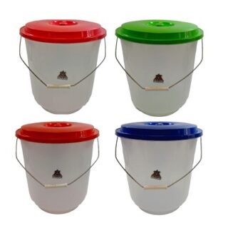 CUBETA PLASTICA 20 LITROS 35x34x26 CM