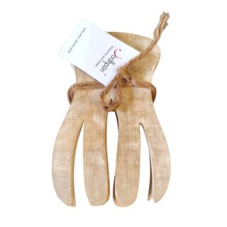 PIEZAS DE MADERA PARA ENSALADA 2 PC 18 PC