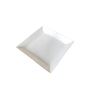 PLATO DE CERAMICA CUADRADO 18 X 18 CM