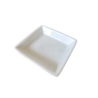 PLATO DE CERAMICA CUADRADO 10.5 X 10.5 CM