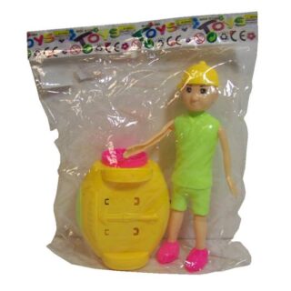 MUÑECO CON CARRO DE CUERDA TOYS