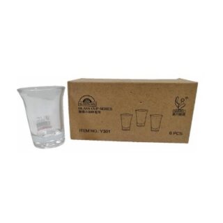 SET TEQUILERO DE VIDRIO 40 ML 6 CM 6 PC