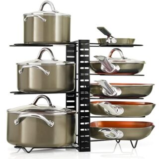 ORGANIZADOR DE OLLAS Y SARTENES DE METAL