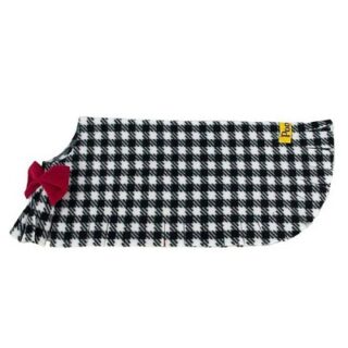 PONCHO EXTRA PEQUEÑO A CUADROS PARA PERROS