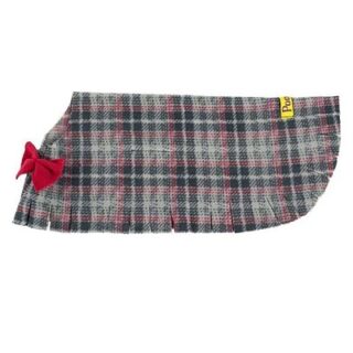 PONCHO GRANDE A CUADROS PARA PERROS