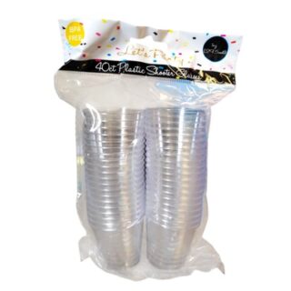VASOS DE SHOTS TRANSPARENTES 40 PC 29.5 ML
