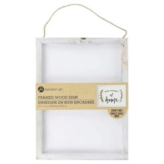 LETRERO DE MADERA ENMARCADO 30.48 X 40.6 CM