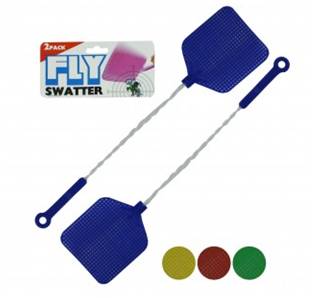 MATAMOSCAS CON MANGO DE METAL 2 PC