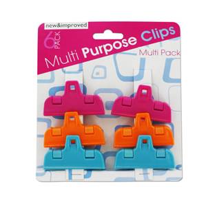 CLIPS PLASTICOS MULTIUSOS 6 PC