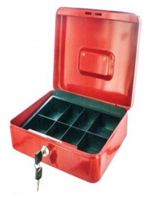 CAJA DE METAL PARA DINERO DURABLE