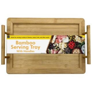 TABLA PARA SERVIR DE BAMBU 39 X 27 CM