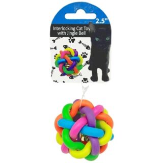 JUGUETE PARA GATOS ENTRELAZADO 2.5 PLG