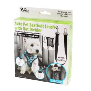 CORREA AUTOMATICA PARA CINTURON DE SEGURIDAD PARA MASCOTAS