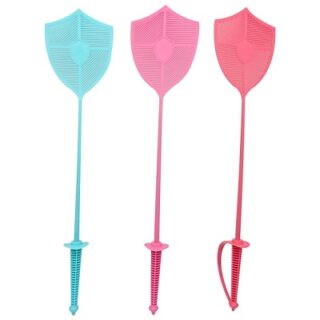 MATAMOSCAS DE PLASTICO DE COLORES 50 CM