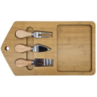 TABLA PARA CORTAR QUESO Y ACCESORIOS 4 PC