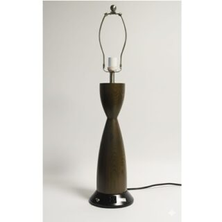 LAMPARA DE RESINA CON FORMA DE RELOJ 61 CM